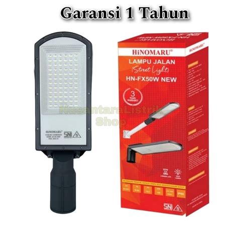 Jual Hinomaru Lampu Jalan Pju Led HN FX50W 50 Watt New Led Street Light