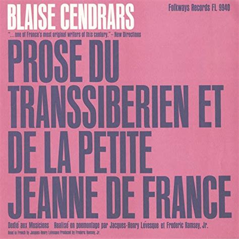 Amazon Music Jacques Henry L Vesque Prose Du Transsiberien Et De La