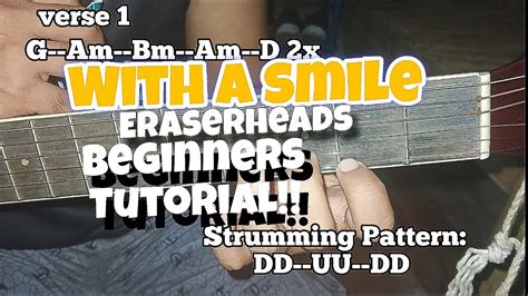 With A Smile By Eraserheads Guitar Tutorial For Beginners YouTube