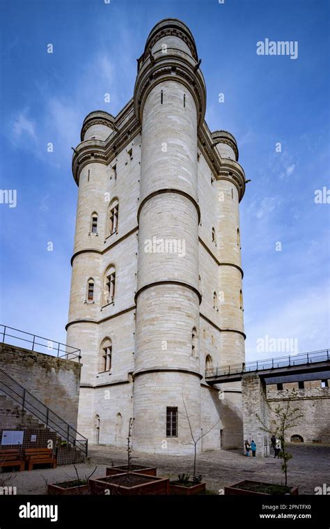 The Keep Donjon Château De Vincennes Paris France Stock Photo Alamy