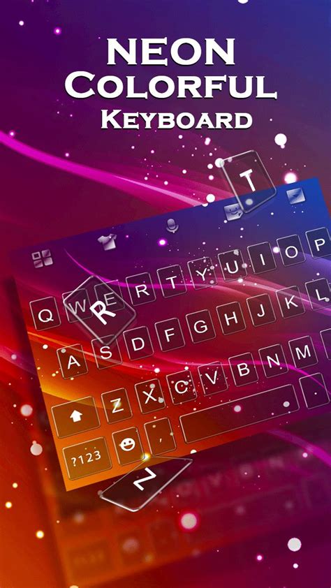 Fantasy Colorful Neon Light Keyboard Theme Apk للاندرويد تنزيل