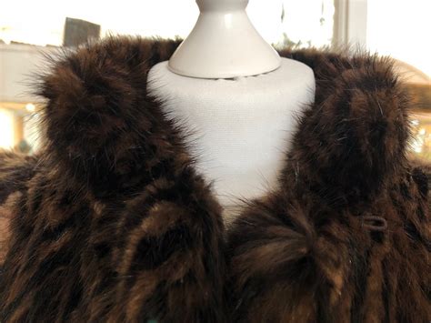 VINTAGE Mink Fur Coat Mahogany Full Length - Chelsea Vintage Couture