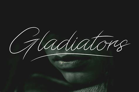 Gladiators Font Aminmario Fontspace