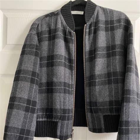 Vince Jackets And Coats Vince Plaid Wool Jacket Poshmark