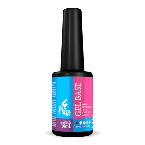 Gel Base Líquido Psiu 10ml Psiu Cosméticos