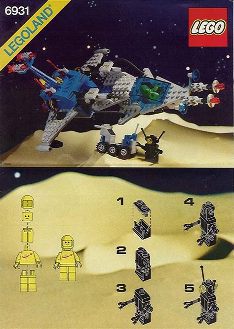 Old LEGO® Instructions | letsbuilditagain.com | Lego instructions, Lego space, Vintage lego