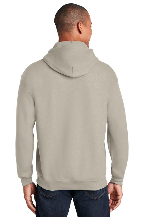 Branded Gildan Heavy Blend Hooded Sweatshirt 18500 Sand