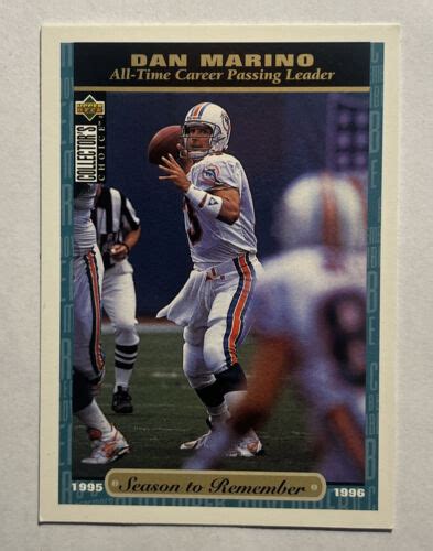 Dan Marino Upper Deck Collectors Choice Card Miami Dolphins Ebay