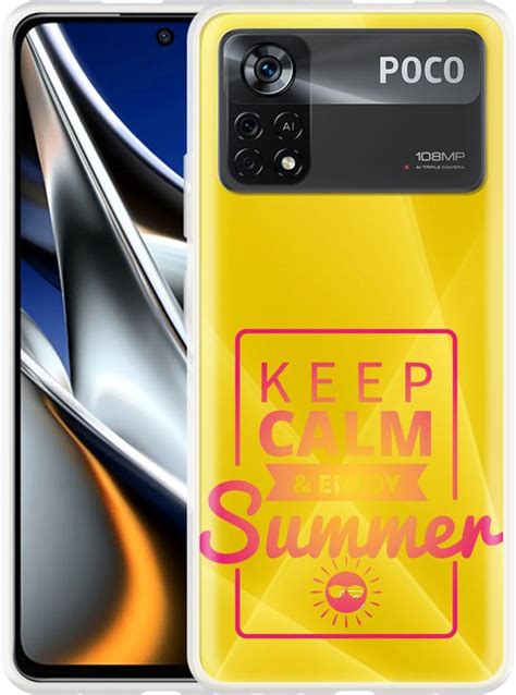 Cazy Hoesje Geschikt Voor Poco X Pro Summer Time Bol