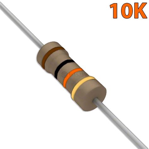 Resistencia 10K Ohm 0 25w 5 300v