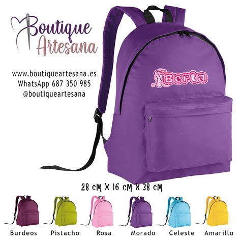 Bolsas Y Mochilas Personalizadas Con Bordados Regalos Con Personalidad