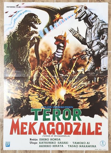 Affiche Mekagojira No Gyakushu Terror Of Godzilla Catawiki