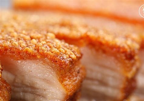 Crispy Pork Belly Chinese Food Cooking Dinner Taste Life