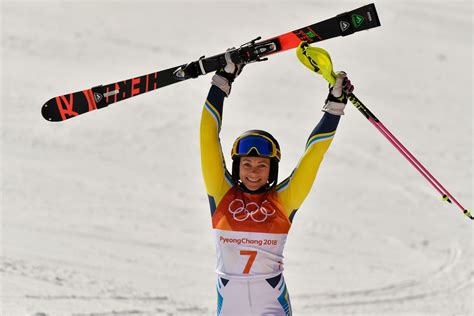 Alpine Skiing Women's Slalom at 2018 Winter Olympics photos