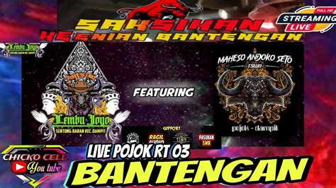 🔴live Bantengan Malam Lembu Joyo Feat Maheso Andoko Seto X Ragil Audio