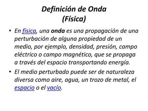 Ppt Definici N De Onda F Sica Powerpoint Presentation Free