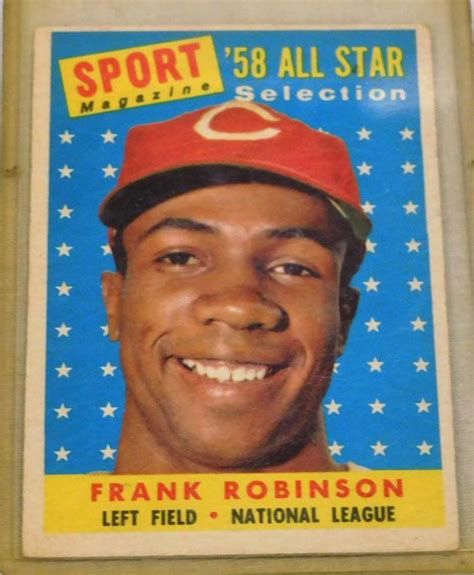 Lot Topps Frank Robinson Cincinnati Red Legs Baseball Card