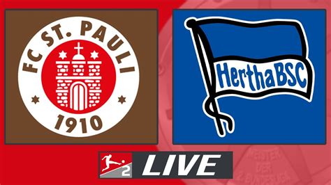 FC St Pauli Hertha BSC 25 Spieltag 2 Bundesliga Liveradio YouTube