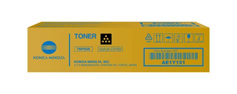 Toner Preto Para Bizhub C I Tnp K Konica Minolta