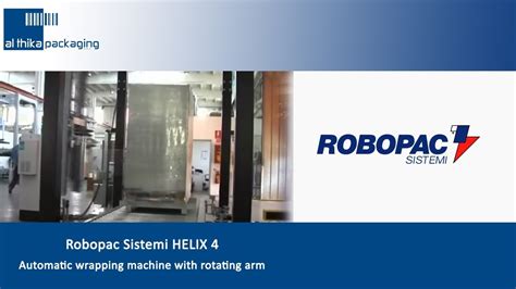 Robopac Sistemi Helix Rotating Arm Stretch Wrapping Machine Al