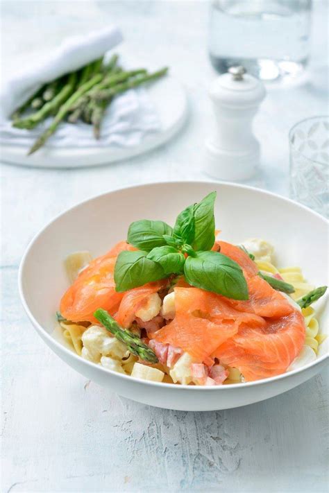 Recept Pasta Met Zalm En Asperges Njam