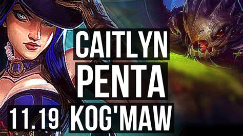 Caitlyn Yuumi Vs Kog Maw Lulu Adc Penta Legendary