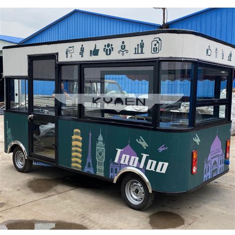 New Energy Electric Vehicle Of Mobile Food Truck With Awnings China