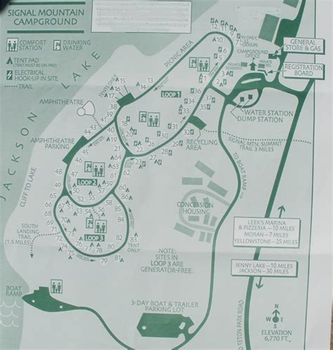 Signal Mountain campground map – Mary Donahue