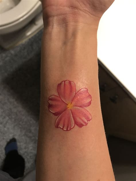 Scar Cover Up Pink Flower Forearm Tattoo Tattoos Forearm Tattoo