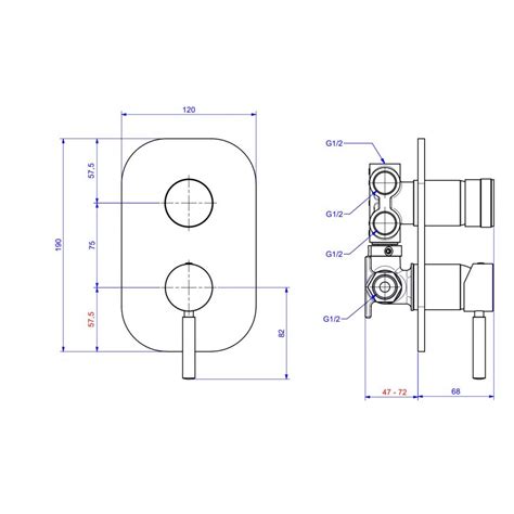 BUGNATESE KOBUK BUILT IN MIXER WITH 3 WAYS DIVERTER