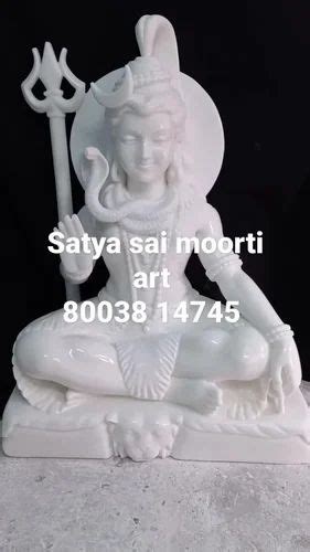 White Traditional Marble Natraj Shiva Statue, For Temple at Rs 65000 in Jaipur