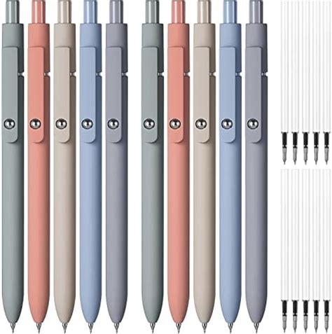 Amazon Linfanc Pack Cute Gel Pens Retractable Quick Dry Gel Ink