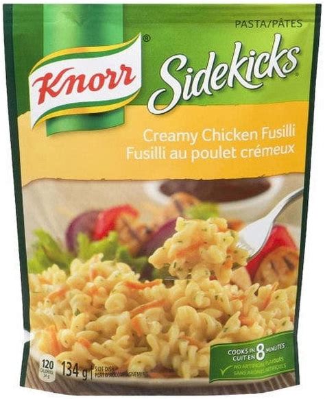 Knorr Sidekicks Creamy Chicken Fusilli Pasta Side Dish 134g47 Oz Pack Imported From Canada