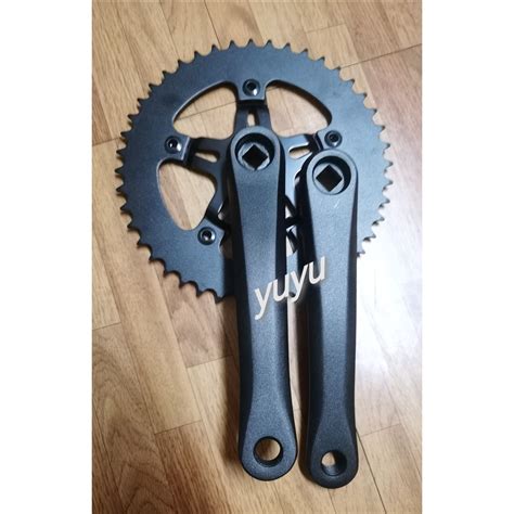 Aluminum Bicycle Single Speed Crankset For Fixie T T T Square