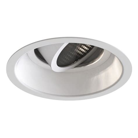 Astro Minima Slimline Round Gu Matt White Adjustable Fire Rated