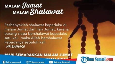 Amalan Amalan Malam Jumat Yang Sesuai Sunah Rasulullah Muhammad Saw