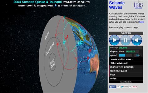 Seismic Waves Viewer Incorporated Research Institutions For Seismology