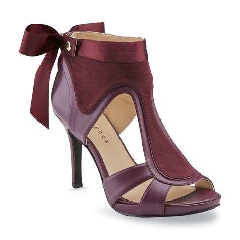 Metaphor Womens Sweetpea Red Wine High Heel Dress Shoe—sears