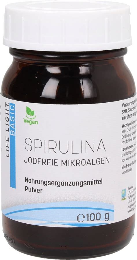 Spirulina Pulver 100 G Life Light VitalAbo