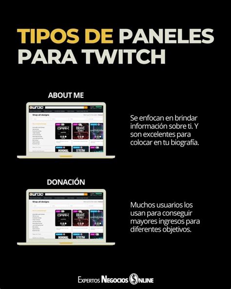 Como Hacer PANELES Para TWITCH Gratis Imagenes