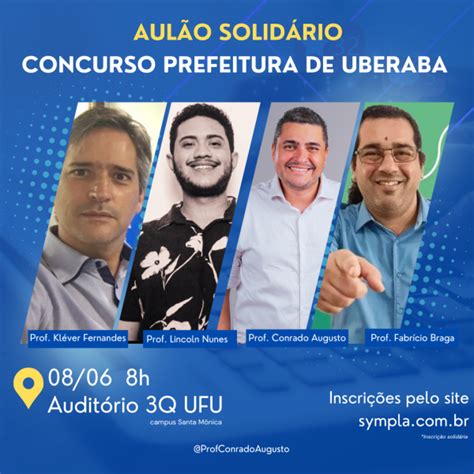 Aulão Concurso Prefeitura de Uberaba em Uberlândia Sympla