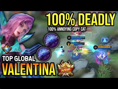 Valentina Best Build Top Global Valentina Gameplay Mobile