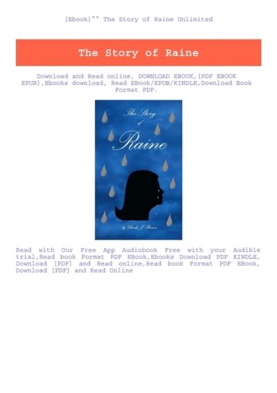 [Ebook]^^ The Story of Raine Unlimited