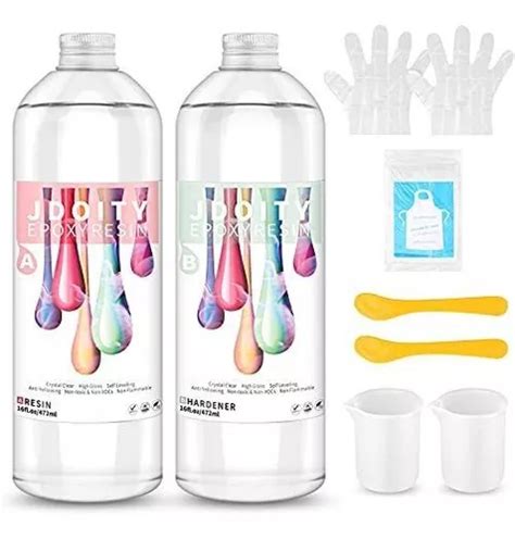 Kits De Resina Epoxi Transparente De 32 Oz De Fundición Y R MercadoLibre