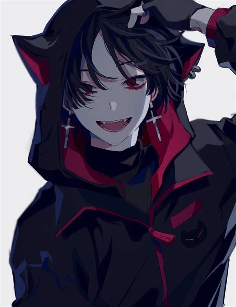 𝚢𝚞𝚗𝚗𝚐𝚒𝚊 • 𝙰𝚛𝚝𝚒𝚜𝚝 빽 • 슥삭 Anime Cat Boy Anime Demon Boy Anime