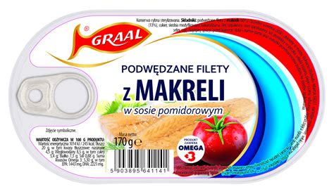 Podw Dzane Filety Z Makreli W Sosie Pomidorowym Graal