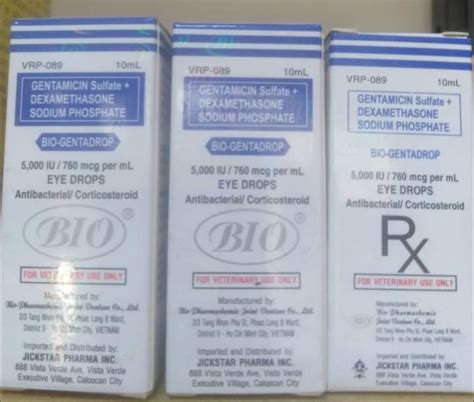 Bio Gentadrop Gentamicin Dexamethasone Sodium Phosphate Eye Drops