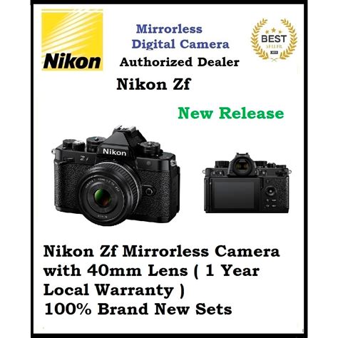 Nikon Zf Mirrorless Camera With Mm Lens Year Nikon Singapore