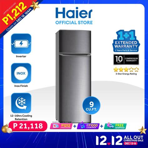 Haier Hrf Ivd H Cu Ft Fresh Cooling Inverter Two Door