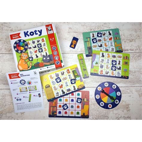 Koty Bingo Gra Edukacyjna Sklep Juniora Pl